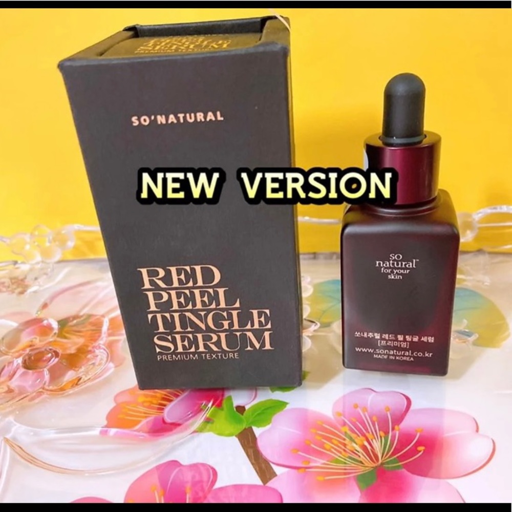 SO’ NATURAL RED PEEL TINGLE SERUM